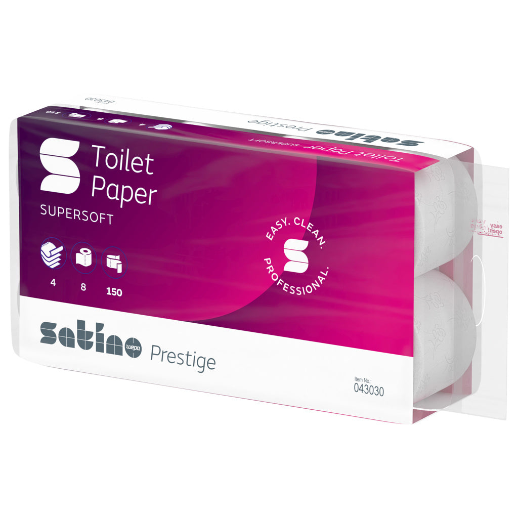 Satino Prestige toiletpapier 4-laags | 72 x 150 vel