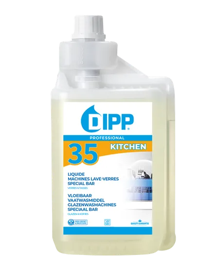 DIPP N° 35 | 1 L Vloeibaar Vaatwasmiddel Glazenwasmachines Special Bar