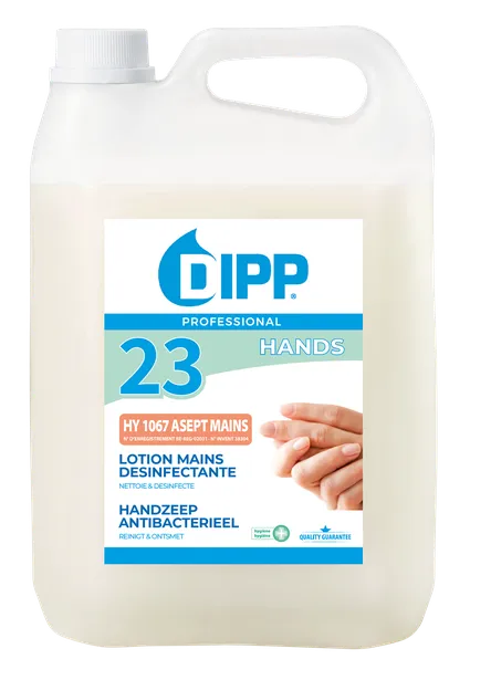 DIPP N° 23 | 5 L Handzeep Antibacterieel - HY 1067 ASEPT MAINS - Notificatie N° 1119