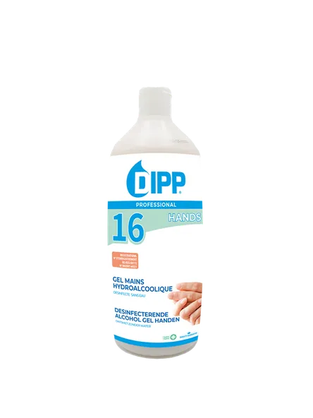 DIPP N° 16 | 1 L Desinfecterende Alcohol Gel Handen