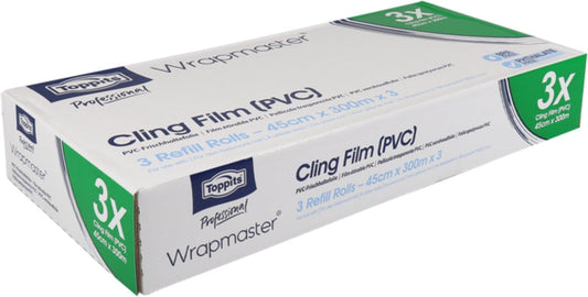Toppits Professional Wrapmaster 4500 PVC Cling Film LMF, Breedte 45cm