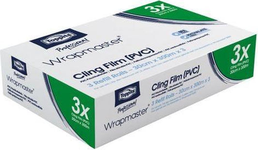Toppits Professional Wrapmaster 3000 PVC Cling Film LMF, Breedte 30 cm